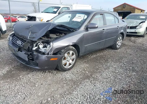 2008 Kia Optima Lx из США, поврежденный, VIN KNAGE123785241708